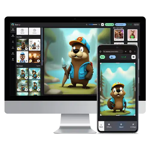 BigTubAI on desktop and mobile